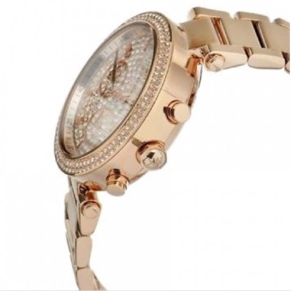 Michael Kors Stainless Steel Rose Gold Watch - Picture 5 of 5